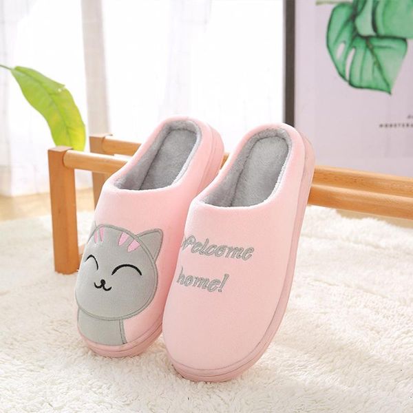 slippers women warm home female couple shoes comfort plush cat animal ladies slip on winter slipper woman plus size 36-45, Black
slippers women warm home female couple shoes comfort plush cat animal ladies slip on winter slipper woman plus size 36-45, Black