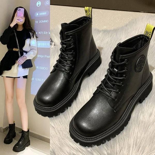 boots chunky heel non-slip short women's lace black leather thin booties single-layer all-match fashion
boots chunky heel non-slip short women's lace black leather thin booties single-layer all-match fashion
