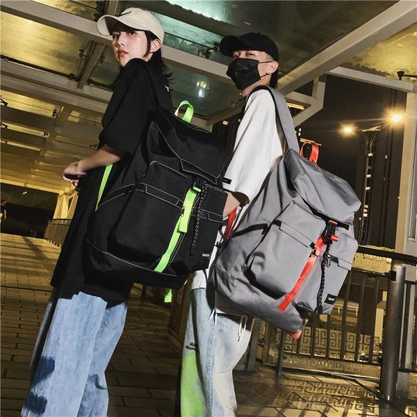 backpack fashion trend men women backpag personality couple large capacity school bag wear resistant black gray
backpack fashion trend men women backpag personality couple large capacity school bag wear resistant black gray