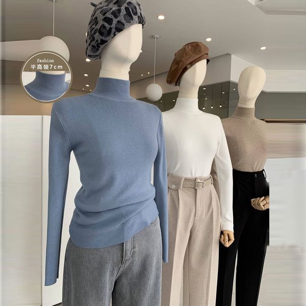 2021 new outono bsico magro elstico feminino s clssico fino afundado listra malha camisa de fundo meia gola alta manga longa c7ob, White;black
2021 new outono bsico magro elstico feminino s clssico fino afundado listra malha camisa de fundo meia gola alta manga longa c7ob, White;black