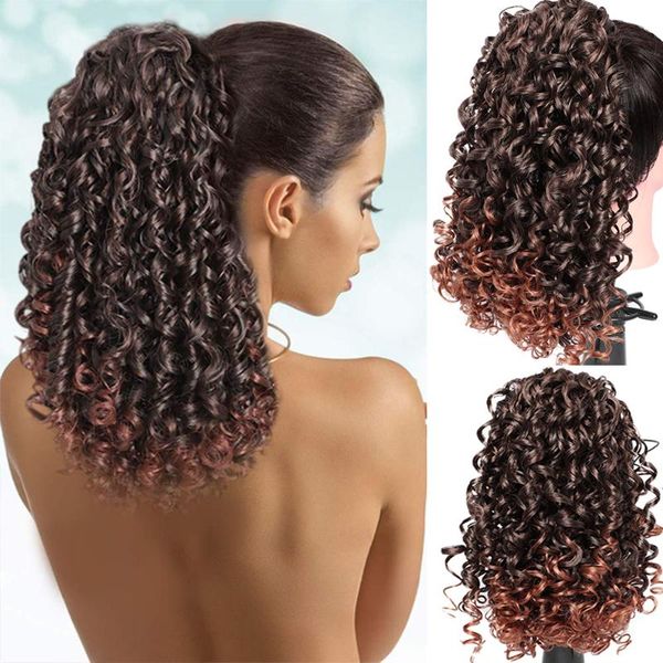 synthetic wigs xq vigorous drawstring puff ponytail afro kinky curly hair clip in pony tail african american, Black
synthetic wigs xq vigorous drawstring puff ponytail afro kinky curly hair clip in pony tail african american, Black