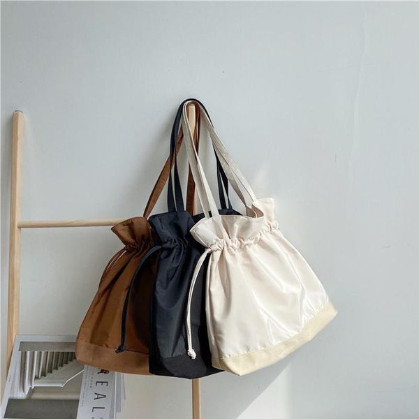 cross body 2021 women canvas shoulder bags large capacity ruched drawstring design cloth handbag tote big eco shopping bag for girls
cross body 2021 women canvas shoulder bags large capacity ruched drawstring design cloth handbag tote big eco shopping bag for girls
