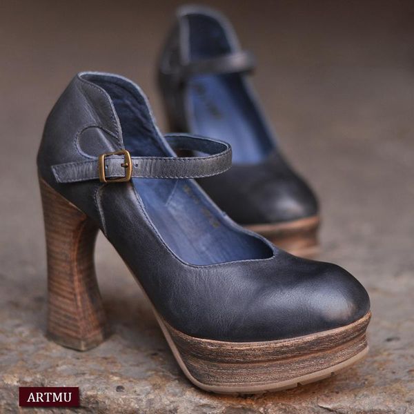 dress shoes artmu fashion women's pumps 9.5 cm super high heels business lady genuine leather comfortable buckle work handmade, Black
dress shoes artmu fashion women's pumps 9.5 cm super high heels business lady genuine leather comfortable buckle work handmade, Black
