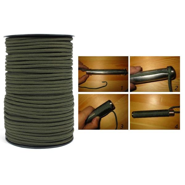outdoor gadgets 100m 550 type parachute cord survival lanyard camping climbing rope hiking strand rescue tent
outdoor gadgets 100m 550 type parachute cord survival lanyard camping climbing rope hiking strand rescue tent