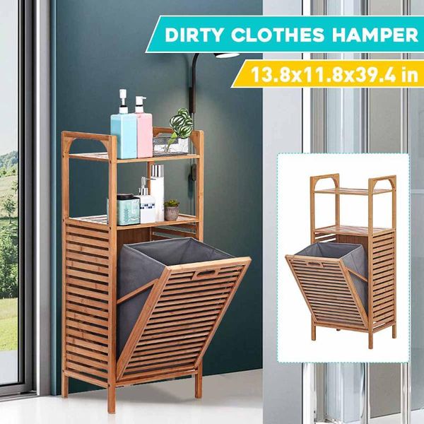 multi-function bathroom hamper clothes organizer dirty clothes storage basket bathroom rack household bamboo laundry cabinet
multi-function bathroom hamper clothes organizer dirty clothes storage basket bathroom rack household bamboo laundry cabinet