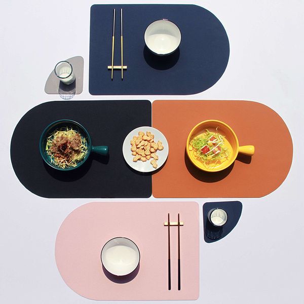 nordic style household leather mat l restaurant western waterproof heat insulation table creative plate
nordic style household leather mat l restaurant western waterproof heat insulation table creative plate