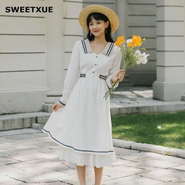 casual dresses sweetxue vintage midi dress solid color v neck long-sleeved temperament elegant back lace-up fashion party women, Black;gray
casual dresses sweetxue vintage midi dress solid color v neck long-sleeved temperament elegant back lace-up fashion party women, Black;gray