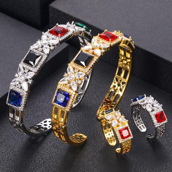 wedding rings janekelly deluxe full cubic zircon bangle ring set geometry saudi arabia jewelry 2021, Slivery;golden
wedding rings janekelly deluxe full cubic zircon bangle ring set geometry saudi arabia jewelry 2021, Slivery;golden