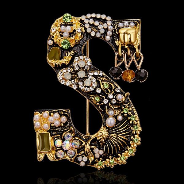 vintage letter s brooches for women new rhinestone pearl gem stone initial brooch pins for girls suit shirt accessoriesdio chan contact, Gray
vintage letter s brooches for women new rhinestone pearl gem stone initial brooch pins for girls suit shirt accessoriesdio chan contact, Gray