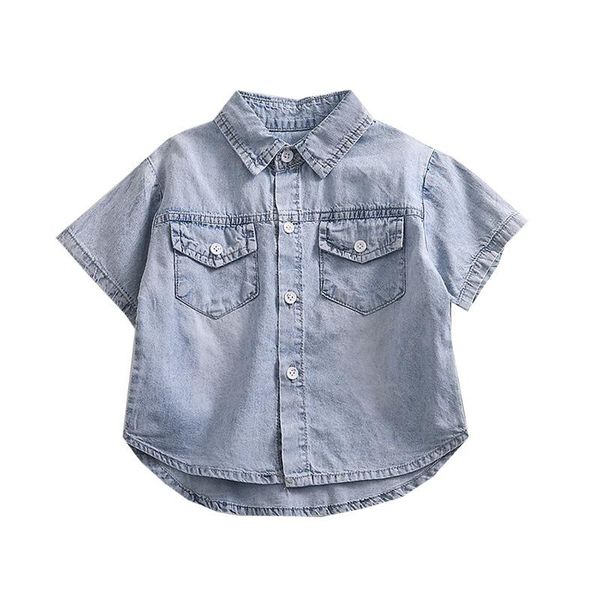 kid boys shirts summer toddler baby boys short sleeve denim shirts kids jean clothes bc945, White;black
kid boys shirts summer toddler baby boys short sleeve denim shirts kids jean clothes bc945, White;black