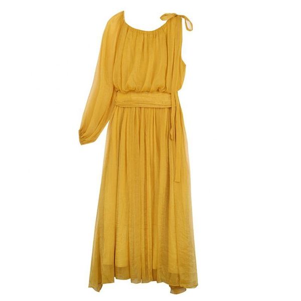 casual dresses beach yellow chiffon lantern sleeve slanting flowy vestidos elegant pastel retro boho ukraine vacation robe long dress women, Black;gray
casual dresses beach yellow chiffon lantern sleeve slanting flowy vestidos elegant pastel retro boho ukraine vacation robe long dress women, Black;gray