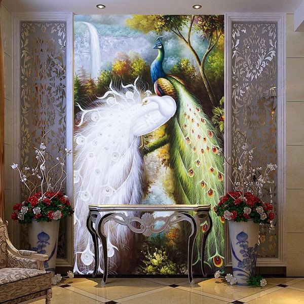 wallpapers european style entrance hall murals aisle porch corridor 3d stereo seamless peacock wallpaper custom size
wallpapers european style entrance hall murals aisle porch corridor 3d stereo seamless peacock wallpaper custom size