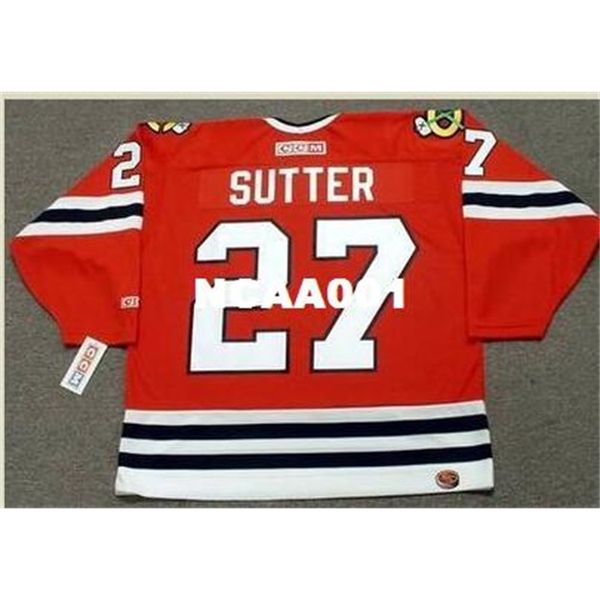 001s #27 darryl sutter chicago blackhawks 1982 ccm hockey jersey or custom any name or number retro jersey, Black
001s #27 darryl sutter chicago blackhawks 1982 ccm hockey jersey or custom any name or number retro jersey, Black