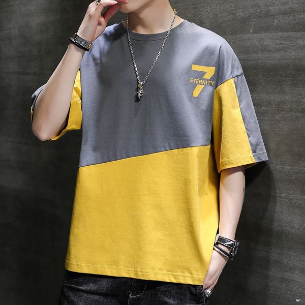 2021 men summer new tshirt cotton printed patchwork short sleeve t-shirt casual fashion cool t shirt male p5zv, White;black
2021 men summer new tshirt cotton printed patchwork short sleeve t-shirt casual fashion cool t shirt male p5zv, White;black