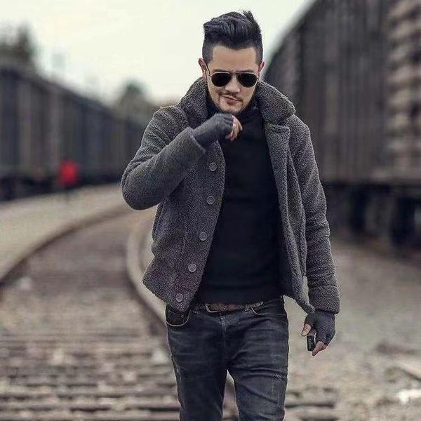 men's wool & blends casual teddy woolen coat brand male outerwear winter thick fleece men outwear overcoat warm clothing plus size s-8x, Black
men's wool & blends casual teddy woolen coat brand male outerwear winter thick fleece men outwear overcoat warm clothing plus size s-8x, Black