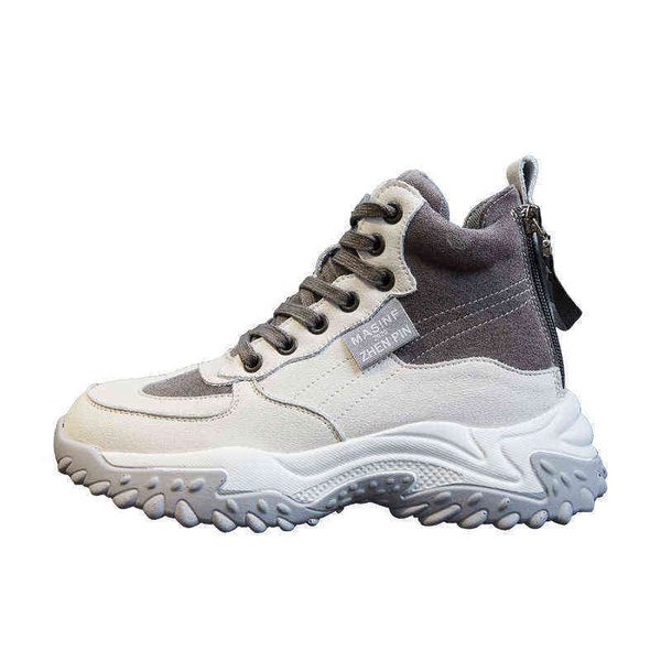 real leather sho children 2021 autumn and winter casual single high small white women's thick soled muffin
real leather sho children 2021 autumn and winter casual single high small white women's thick soled muffin