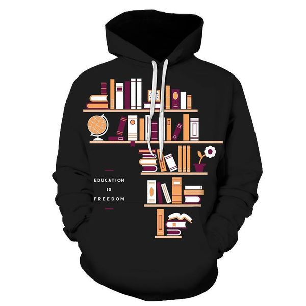 men's hoodies & sweatshirts spring autumn bookshelf hoodie men women 3d printed oversized sweatshirt trendy all-match black hooded pull
men's hoodies & sweatshirts spring autumn bookshelf hoodie men women 3d printed oversized sweatshirt trendy all-match black hooded pull