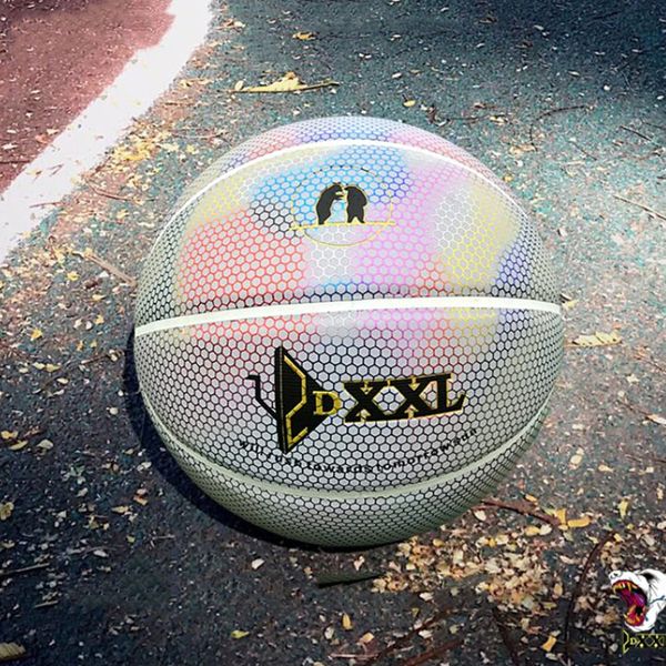 dxxl 4th holographic luminous basketball ball rainbow laser reflect light pu leather white indoor outdoor
dxxl 4th holographic luminous basketball ball rainbow laser reflect light pu leather white indoor outdoor