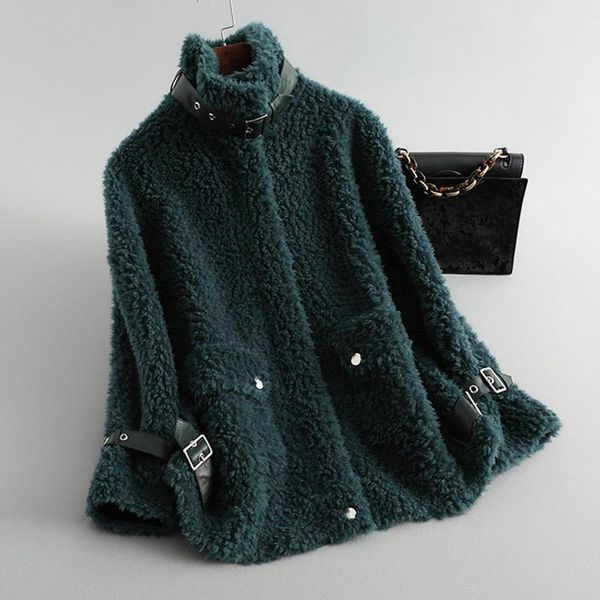 women 2021 winter fashion real lamb fur coats female warm short sheep shearing outwears ladies solid color loose jackets q108, Black
women 2021 winter fashion real lamb fur coats female warm short sheep shearing outwears ladies solid color loose jackets q108, Black