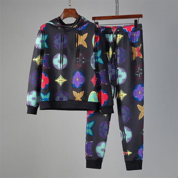 men designers pants set hooded tracksuit sweat suits patchwork black solid color 2021 autumn winter 2 p cs hoodies sportsuit, Gray
men designers pants set hooded tracksuit sweat suits patchwork black solid color 2021 autumn winter 2 p cs hoodies sportsuit, Gray