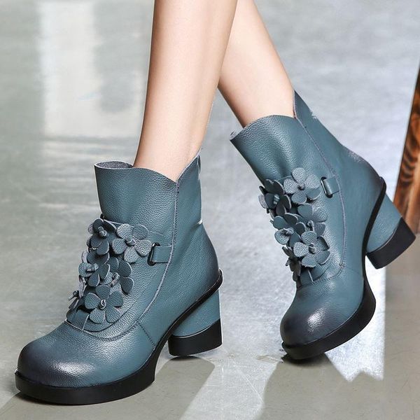 boots 2021 autumn winter dinner party fashion genuine leather shoes casual women's thick high heels handmade woman ankle, Black
boots 2021 autumn winter dinner party fashion genuine leather shoes casual women's thick high heels handmade woman ankle, Black