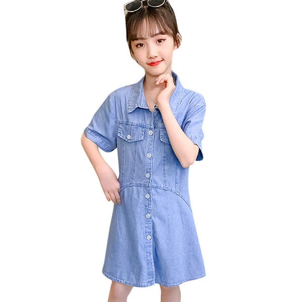dress girl pockets denim es for casual style kids summer costume 6 8 10 12 14 210528, Red;yellow
dress girl pockets denim es for casual style kids summer costume 6 8 10 12 14 210528, Red;yellow