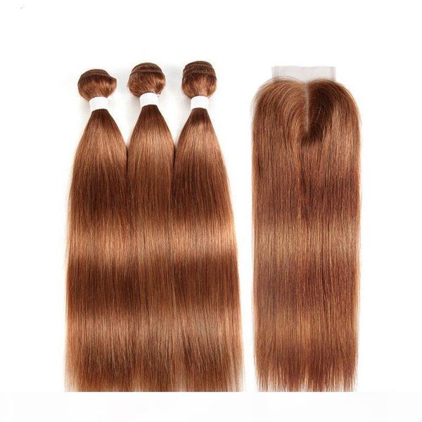 medium auburn #30 straight remy human hair bundles with 4x4 lace closure ing, Black;brown
medium auburn #30 straight remy human hair bundles with 4x4 lace closure ing, Black;brown