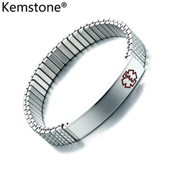 link, chain kemstone stylish stainless steel bend can open sign men link bracelet gift jewelry, Black
link, chain kemstone stylish stainless steel bend can open sign men link bracelet gift jewelry, Black