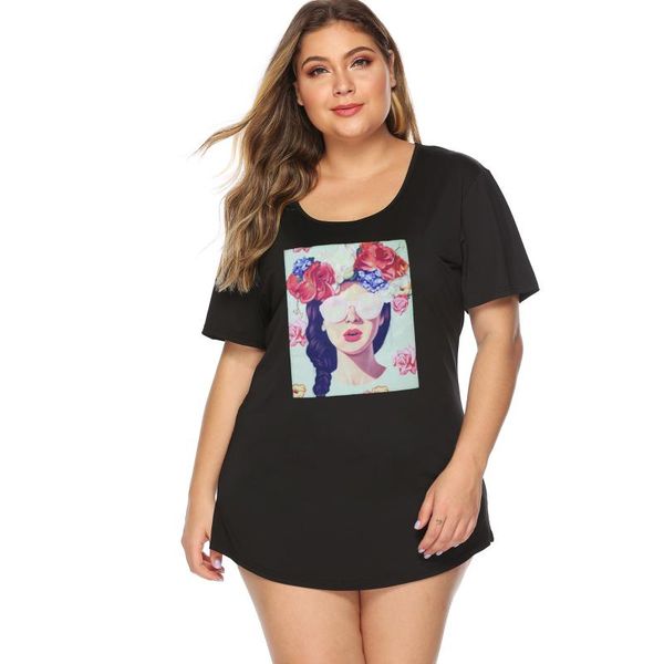 plus size t-shirt women's t-shirts decals casual loose versatile short sleeve t shirt female christian clothing, Black
plus size t-shirt women's t-shirts decals casual loose versatile short sleeve t shirt female christian clothing, Black