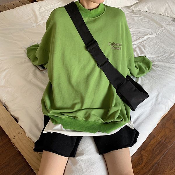 2021 autumn new loose letter print round neck pullover sweatshirt drop shoulder sleeve fashion z0av, Black
2021 autumn new loose letter print round neck pullover sweatshirt drop shoulder sleeve fashion z0av, Black