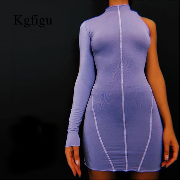 women one shoulder cotton dress autumn ladies patchwork cute violet mini vestidos long sleeve bodycon shirt clothing, Black;gray
women one shoulder cotton dress autumn ladies patchwork cute violet mini vestidos long sleeve bodycon shirt clothing, Black;gray