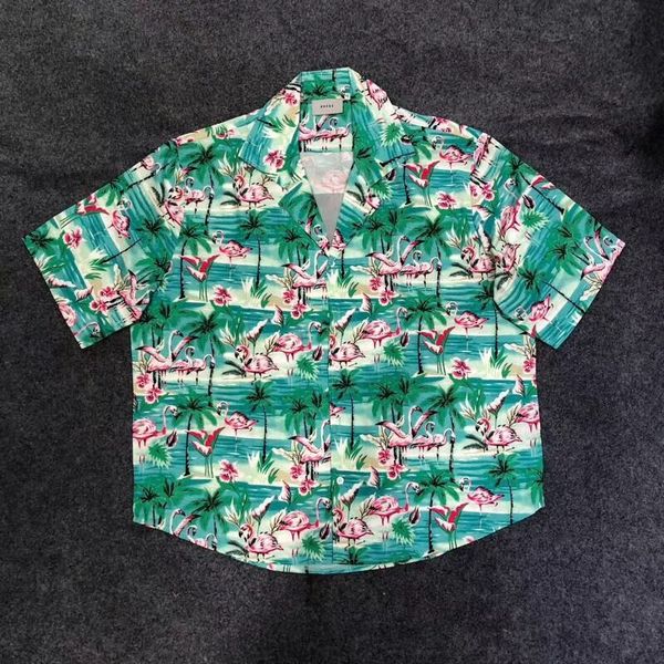 new 19ss latest version summer style rhude shirt men women flamingo skateboard short sleeve green bird fashion cotton tees 1pw1 h7q3, White;black
new 19ss latest version summer style rhude shirt men women flamingo skateboard short sleeve green bird fashion cotton tees 1pw1 h7q3, White;black