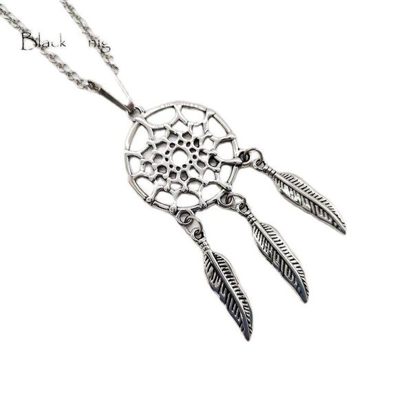 pendant necklaces black knight dream catcher necklace vintage silver color stainless steel dreamcatcher men women blkn0725
pendant necklaces black knight dream catcher necklace vintage silver color stainless steel dreamcatcher men women blkn0725