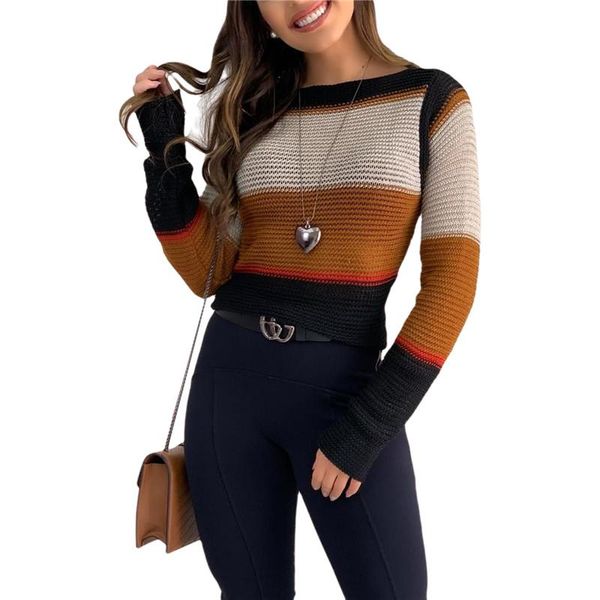 women o-neck patchwork color knitted sweater knitwear spring autumn fashion ladies casual street pullover plus size s-xxl, White;black
women o-neck patchwork color knitted sweater knitwear spring autumn fashion ladies casual street pullover plus size s-xxl, White;black