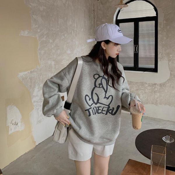 women's hoodies & sweatshirts fleece han edition easy to reduce age female bears graffiti and velvet lovers hand over your face fle, Black
women's hoodies & sweatshirts fleece han edition easy to reduce age female bears graffiti and velvet lovers hand over your face fle, Black