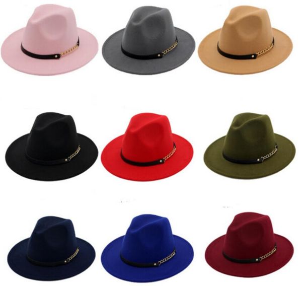 fashion hats for men & women elegant fashion solid felt fedora hat band wide flat brim jazz hats stylish trilby panama, Blue;gray
fashion hats for men & women elegant fashion solid felt fedora hat band wide flat brim jazz hats stylish trilby panama, Blue;gray