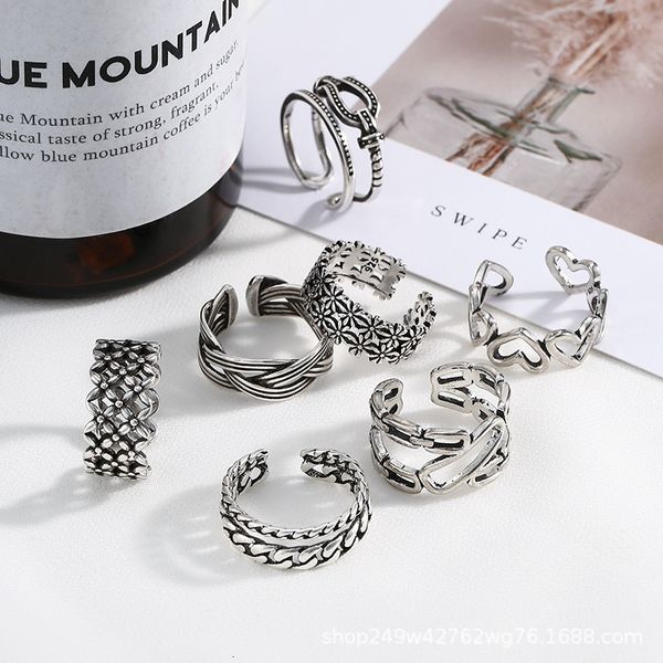 ring men's and women's japanese korean thai silver s geometric h jewelry not inlaid with 925 products
ring men's and women's japanese korean thai silver s geometric h jewelry not inlaid with 925 products