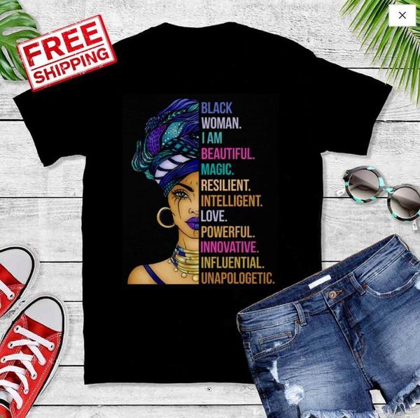 black queens beautiful magic t-shirt summer women gift shirt proud melanin history tees cotton tumblr trendy tshirt ship, White
black queens beautiful magic t-shirt summer women gift shirt proud melanin history tees cotton tumblr trendy tshirt ship, White
