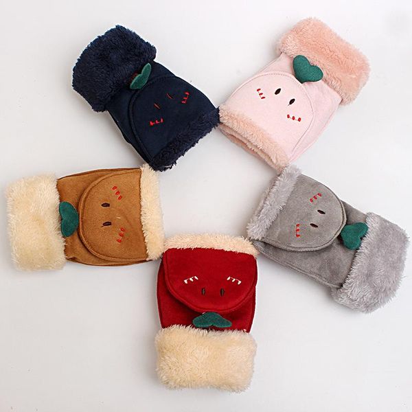 five fingers gloves 2021 women lovely cartoon half finger winter warm thick cashmere suede leather boy/girls outdoor sports ski glove, Blue;gray
five fingers gloves 2021 women lovely cartoon half finger winter warm thick cashmere suede leather boy/girls outdoor sports ski glove, Blue;gray