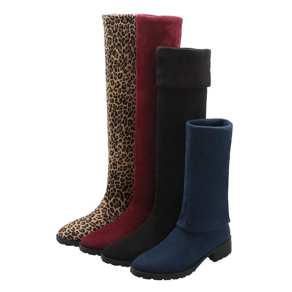 boots thigh high female winter women over the knee flat stretch fashion black leopard print botas mujer
boots thigh high female winter women over the knee flat stretch fashion black leopard print botas mujer