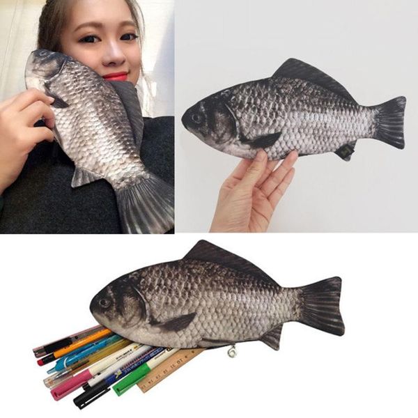 storage bags silver carp real fish-like zipper pen & make-up pouch pencil case funny rare
storage bags silver carp real fish-like zipper pen & make-up pouch pencil case funny rare