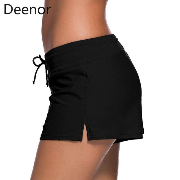 women's swimwear deenor swimming trunks plus size shorts swimsuit panties lacing adjustable slim beach pure color large, White;black
women's swimwear deenor swimming trunks plus size shorts swimsuit panties lacing adjustable slim beach pure color large, White;black
