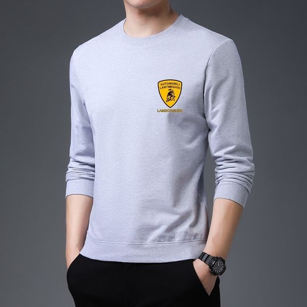 2021 large long sleeve t-shirt men's round neck sweater tide br ins spring autumn bottoming shirt middle-aged and young people's, Black 
2021 large long sleeve t-shirt men's round neck sweater tide br ins spring autumn bottoming shirt middle-aged and young people's, Black