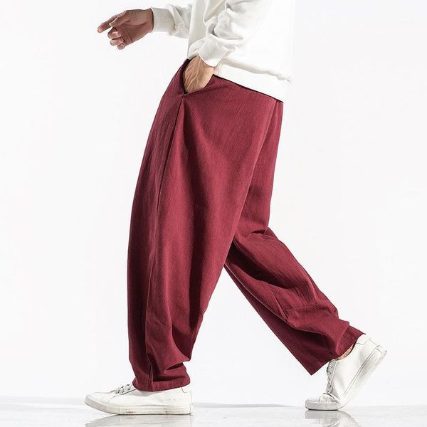 men's pants chinese style broek katoen men hip hop streetwear joggers vintage hare book plus size, Black
men's pants chinese style broek katoen men hip hop streetwear joggers vintage hare book plus size, Black