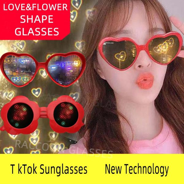 sunglasses heart flower shape special effect eyewear night sun glasses fashion birthday party magic gift ins artifact light become love, White;black
sunglasses heart flower shape special effect eyewear night sun glasses fashion birthday party magic gift ins artifact light become love, White;black