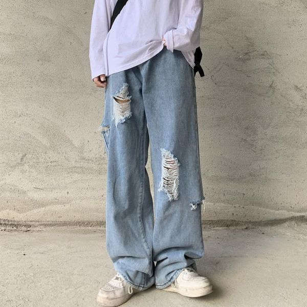 women's jeans jeans, dad pants, summer retro, worn-out, straight leg, wide loose, high waist fashionable, Blue
women's jeans jeans, dad pants, summer retro, worn-out, straight leg, wide loose, high waist fashionable, Blue