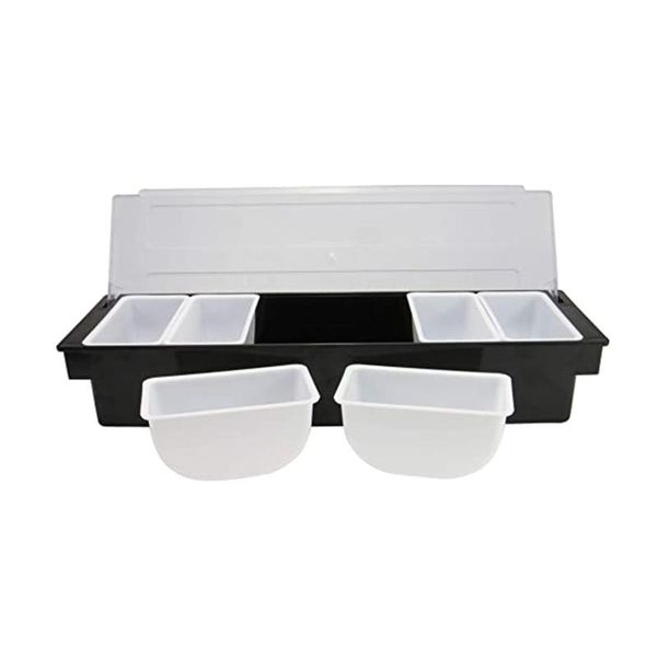 storage bottles & jars plastic garnish station compartment black condiment holder transparent seasoning box spice rack kitchen #632
storage bottles & jars plastic garnish station compartment black condiment holder transparent seasoning box spice rack kitchen #632