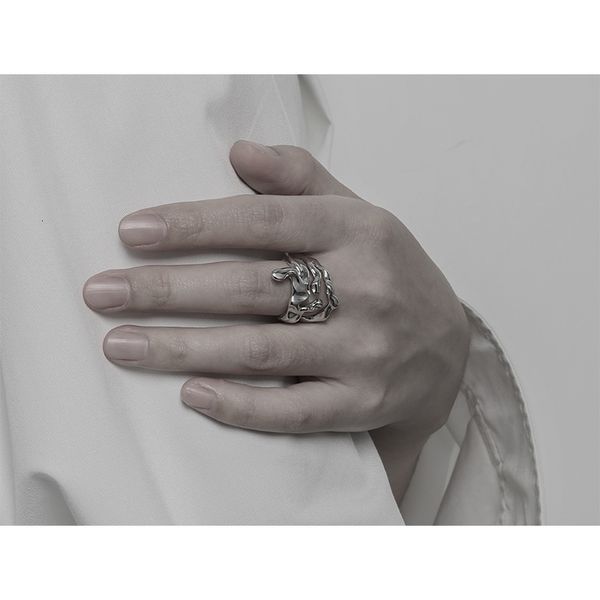 copper color preserving electroplating 18k true gold hollow sand irregular line ring female personality cool wind hand, Silver
copper color preserving electroplating 18k true gold hollow sand irregular line ring female personality cool wind hand, Silver