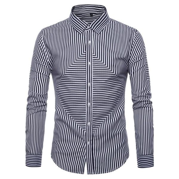 men's casual shirts trendy shirt men 2021 striped long sleeves mens dress camisa masculina spring summer brand male, White;black
men's casual shirts trendy shirt men 2021 striped long sleeves mens dress camisa masculina spring summer brand male, White;black