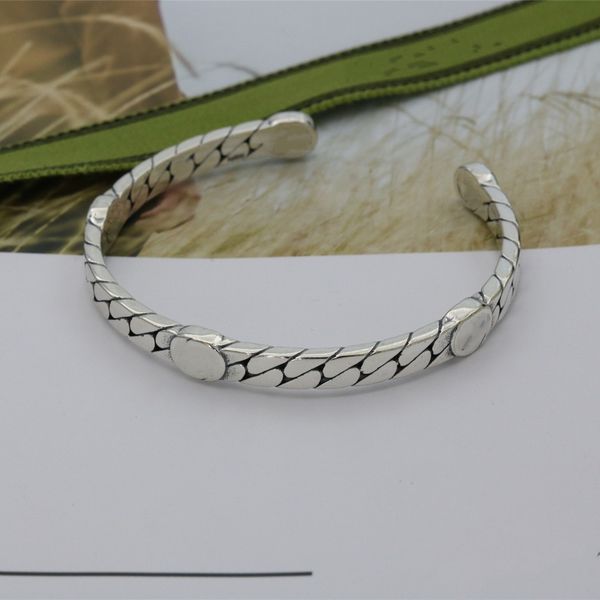 new fashion striped letter bracelet simple universal silver plated retro bracelet supply nrj, Black
new fashion striped letter bracelet simple universal silver plated retro bracelet supply nrj, Black